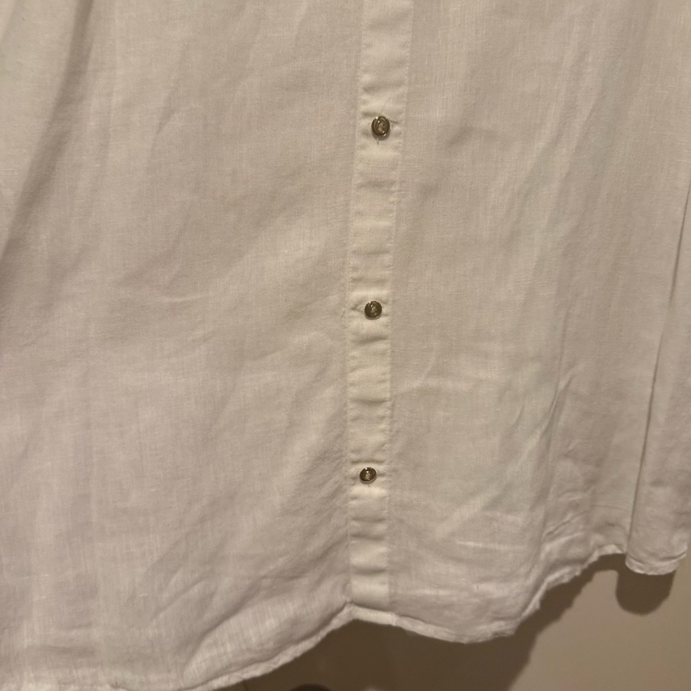 Vtg JM Collection Linen Top - Picture 12 of 16